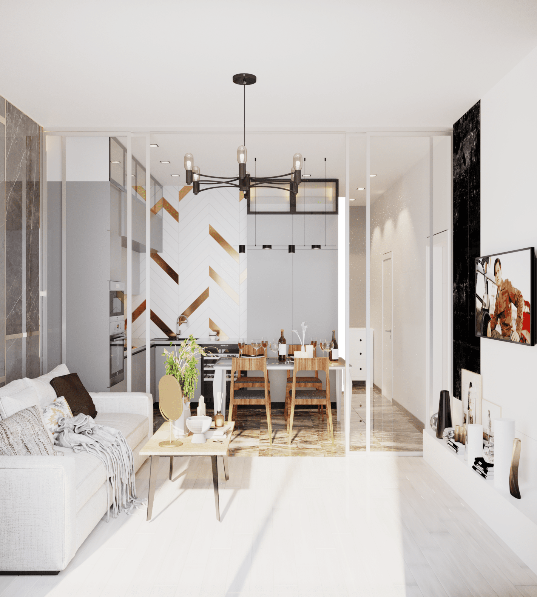 Appartement 1 chambre 65 m² Kaliningrad, Russie