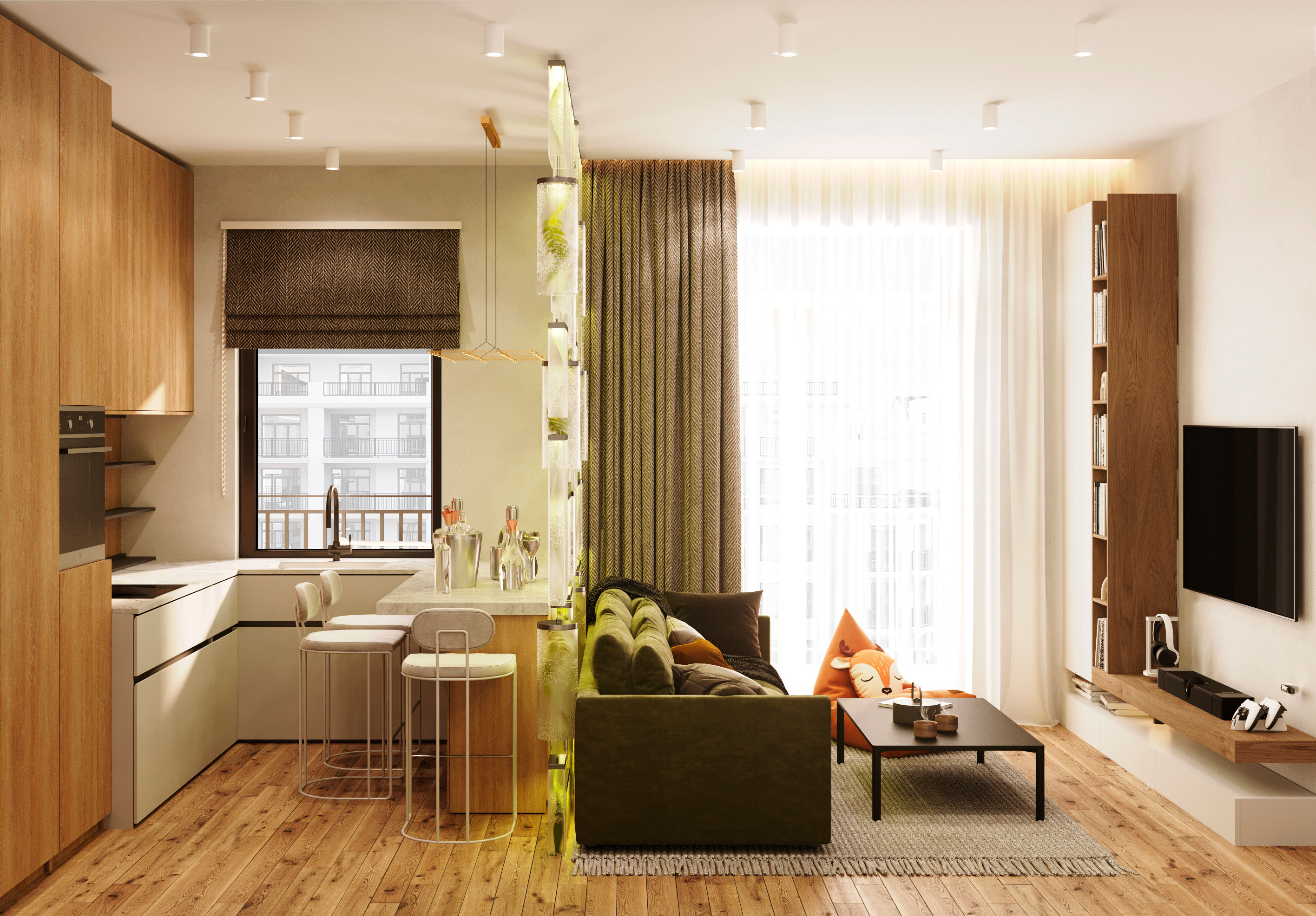 Appartement 1 chambre 54 m² Kaliningrad, Russie