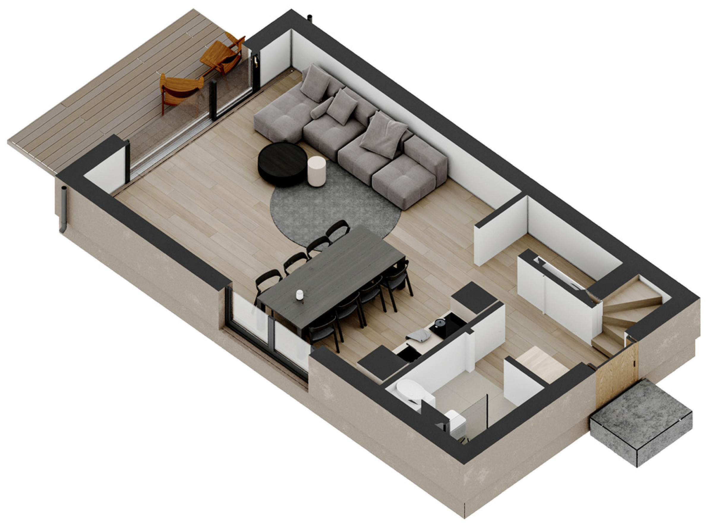 4 room apartment 75 m² Białystok, Poland